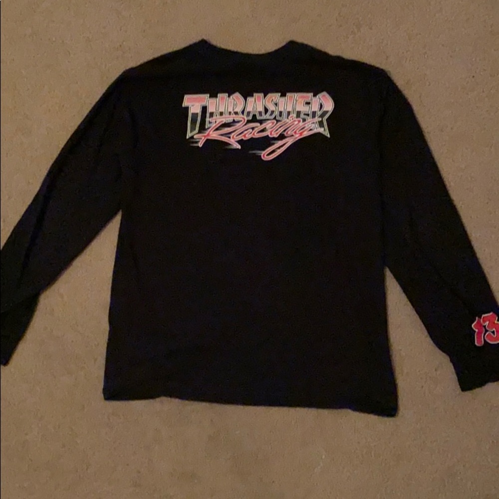 Thrasher Racing longsleeve tee shirt